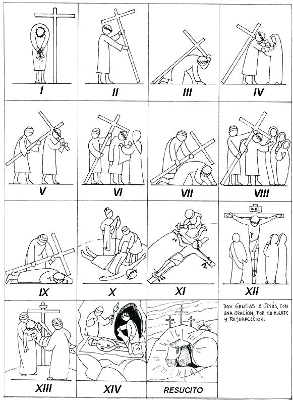 581x794 Stations Of The Cross Printable Stations Of The Cross Coloring