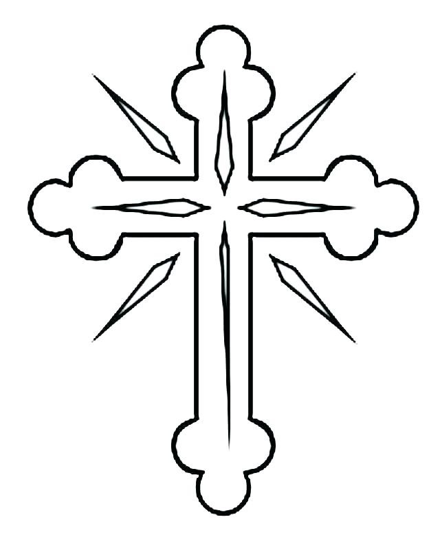640x793 Coloring Pages And Coloring Books. Printable Cross Coloring Pages