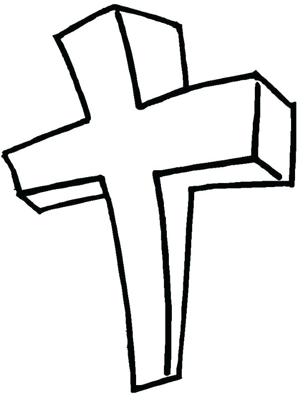 600x800 Cross Coloring Pages To Print Free Printable Cross Coloring Pages