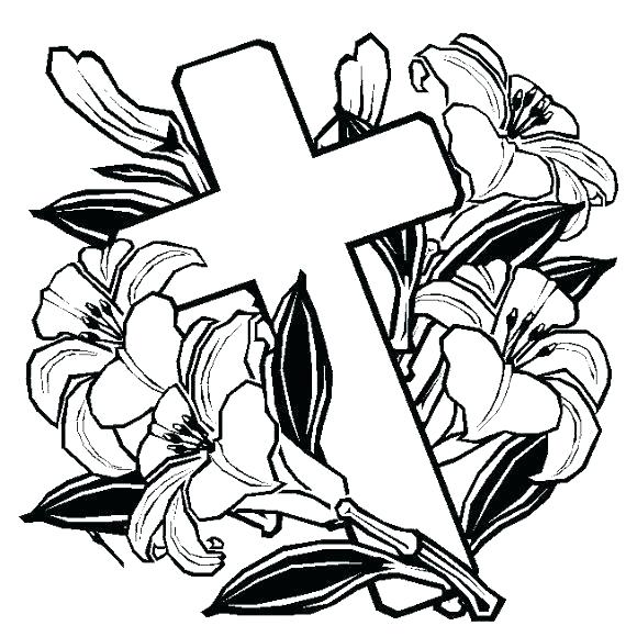 580x580 Creative Inspiration Cross Coloring Sheets Pages Printable Jesus