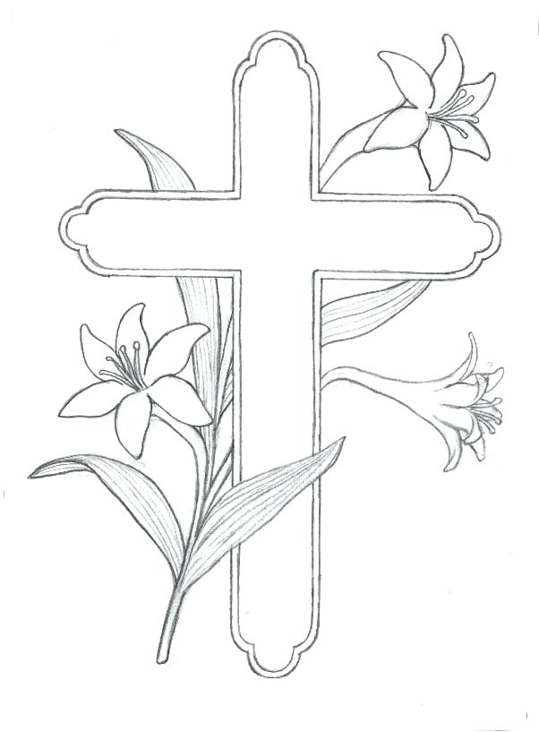 602x817 Cross Coloring Pages Drawn Cross Coloring Sheet 1 Cross Country
