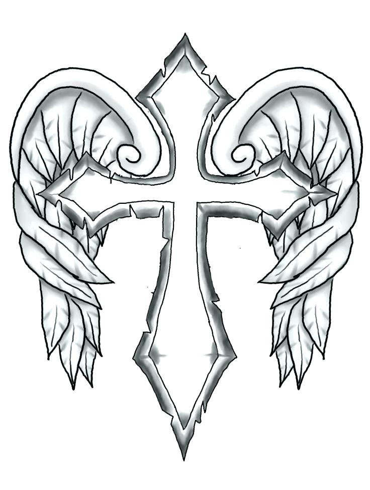 736x976 Rose Coloring Pages With Cross With Roses Coloring Pages Printable