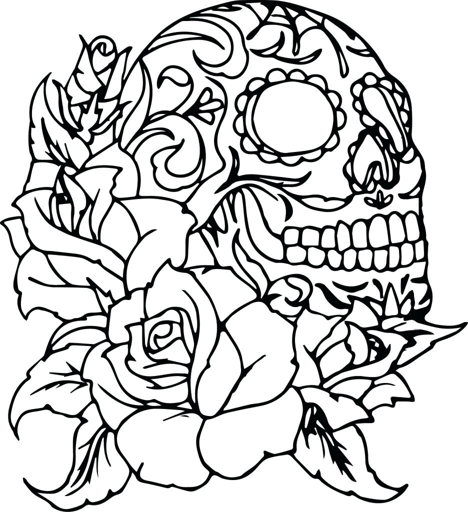 936x1024 Printable Cross And Roses Coloring Pages Printable