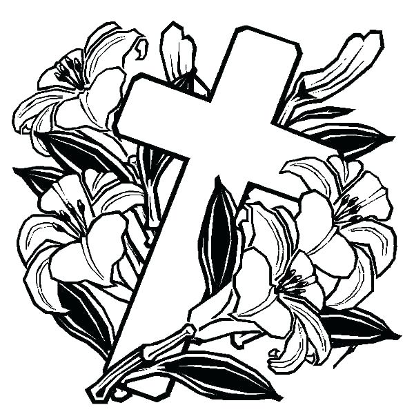 600x600 Free Printable Cross Coloring Pages Cross Coloring Pages Cross