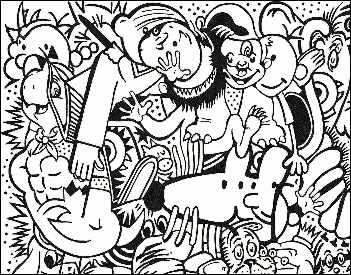 1200x941 Coloring Page For Literacy On Behance