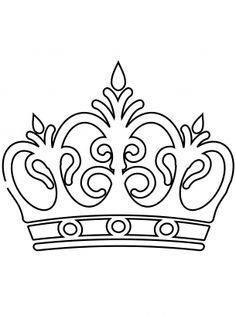 Crown Coloring Page