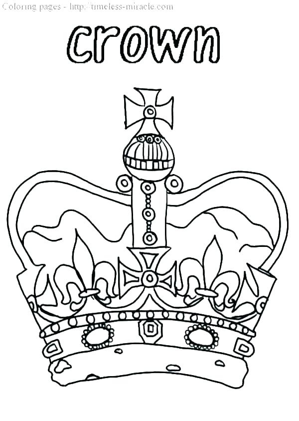 600x844 Free Printable Princess Crown Coloring Pages Printable Coloring
