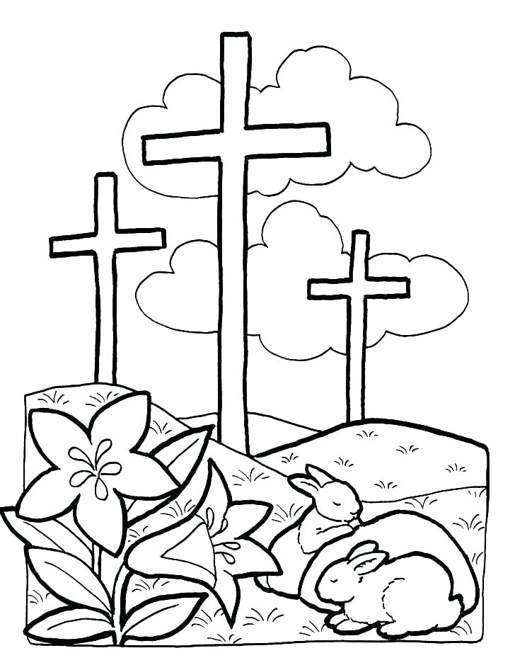728x946 Cross Color Pages School Coloring Pages Cross Template Children