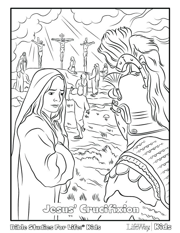 612x792 Easter Coloring Pages Religious Download Crucifixion Coloring Page
