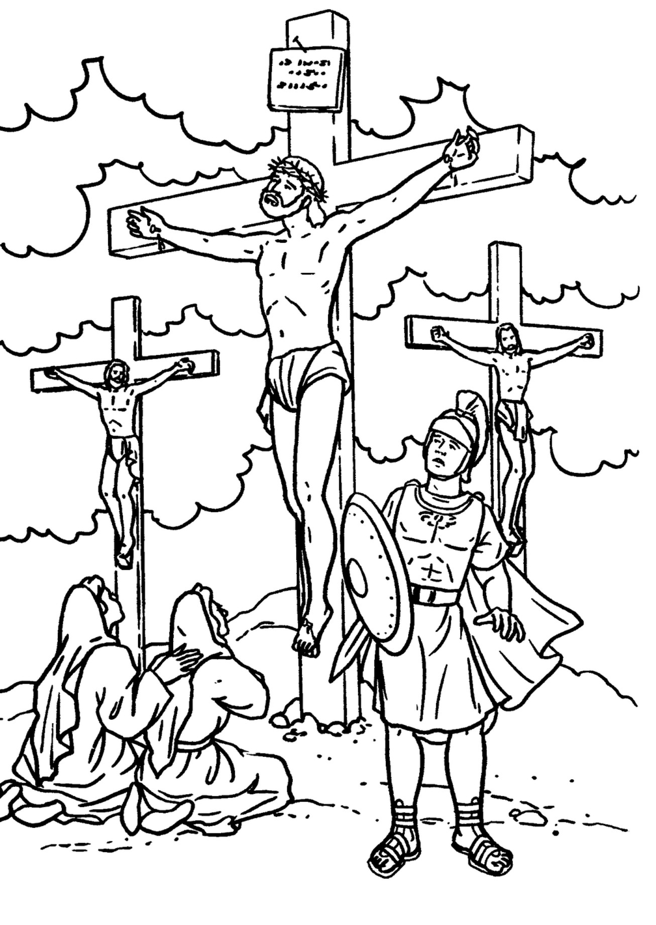 1306x1840 Good Friday Coloring Pages Remarkable Crucifixion Acpra