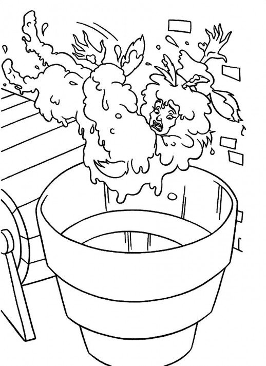518x713 Cruella Devil Falls Down To A Bakery 102 Dalmatians Coloring Pages