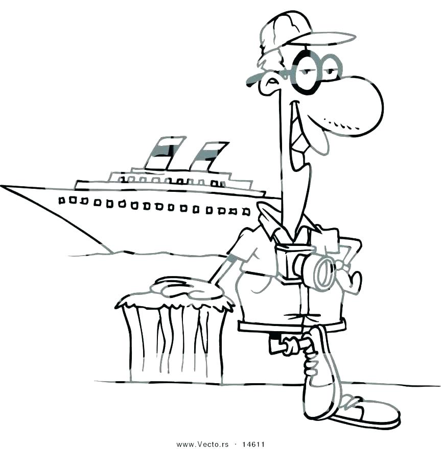863x880 Disney Cruise Coloring Pages Cruise Ship Coloring Page Cruise Ship