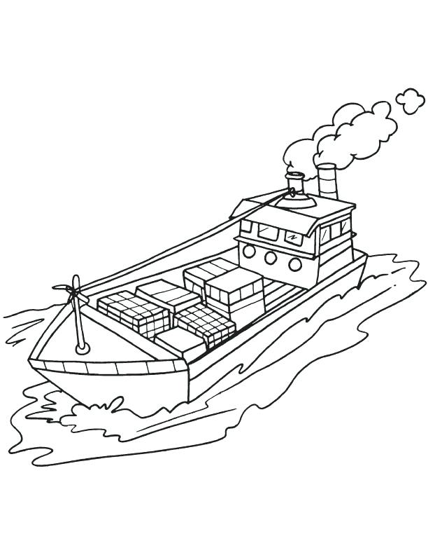 612x792 Ship Coloring Page Cargo Ship Coloring Page Cruise Ship Coloring