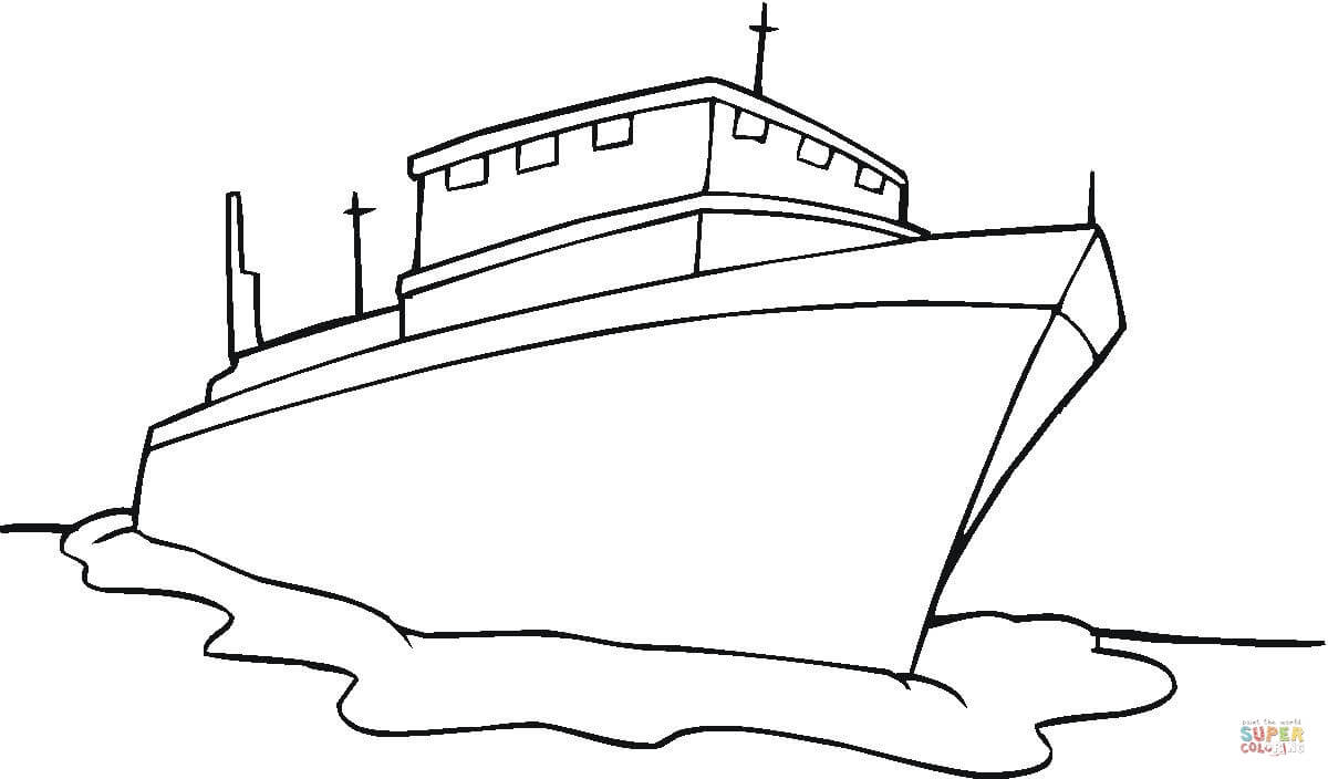 1200x704 Ship Coloring Page Free Printable Pages Stuning Cruise