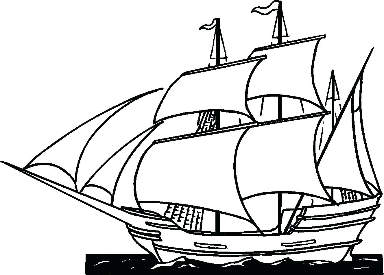 1328x951 Cruise Ship Coloring Page