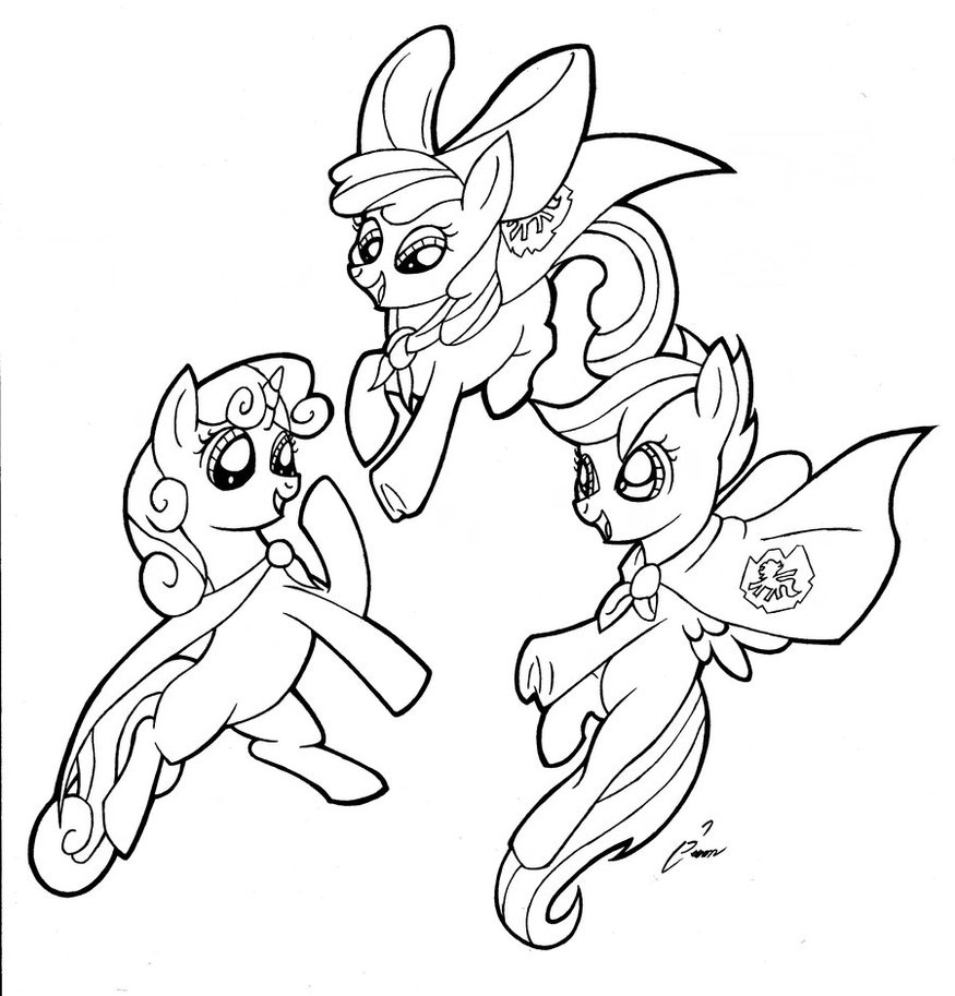875x913 Skill My Little Pony Cutie Mark Crusaders Colo