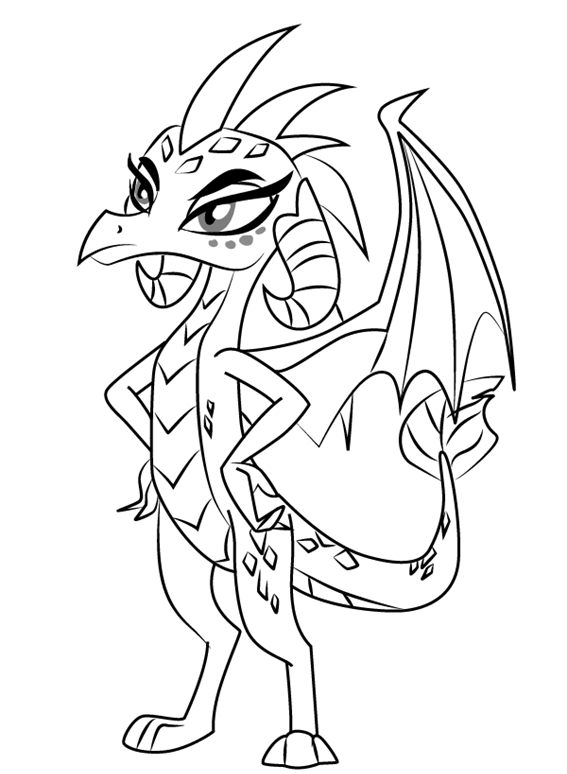 567x774 40 Printable My Little Pony Coloring Pages