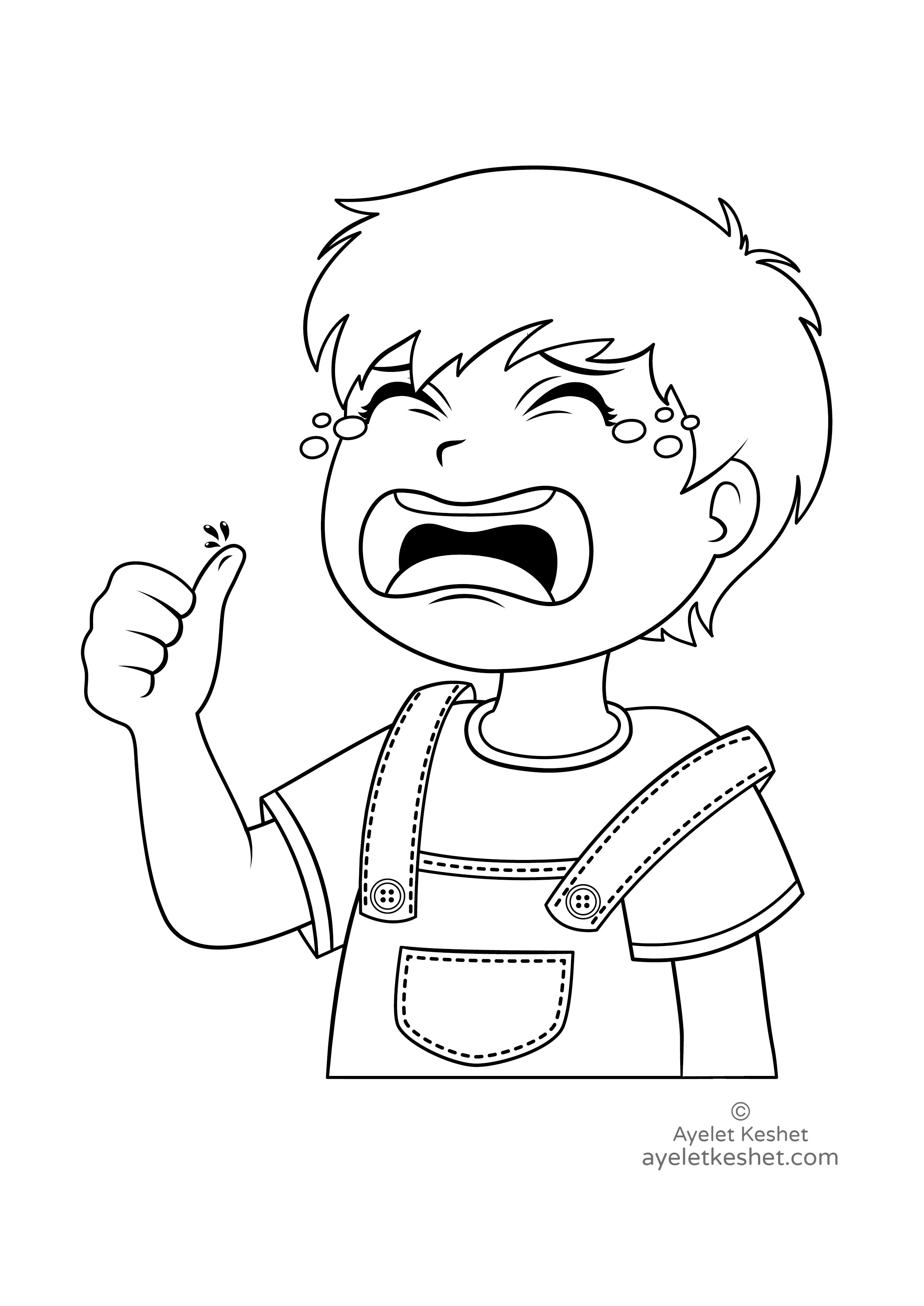2482x3508 Free Coloring Pages About Feelings