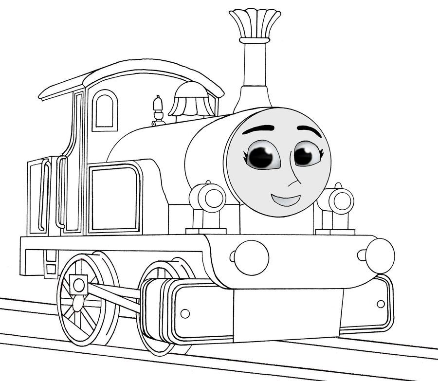900x783 Rosie Train Coloring Pages