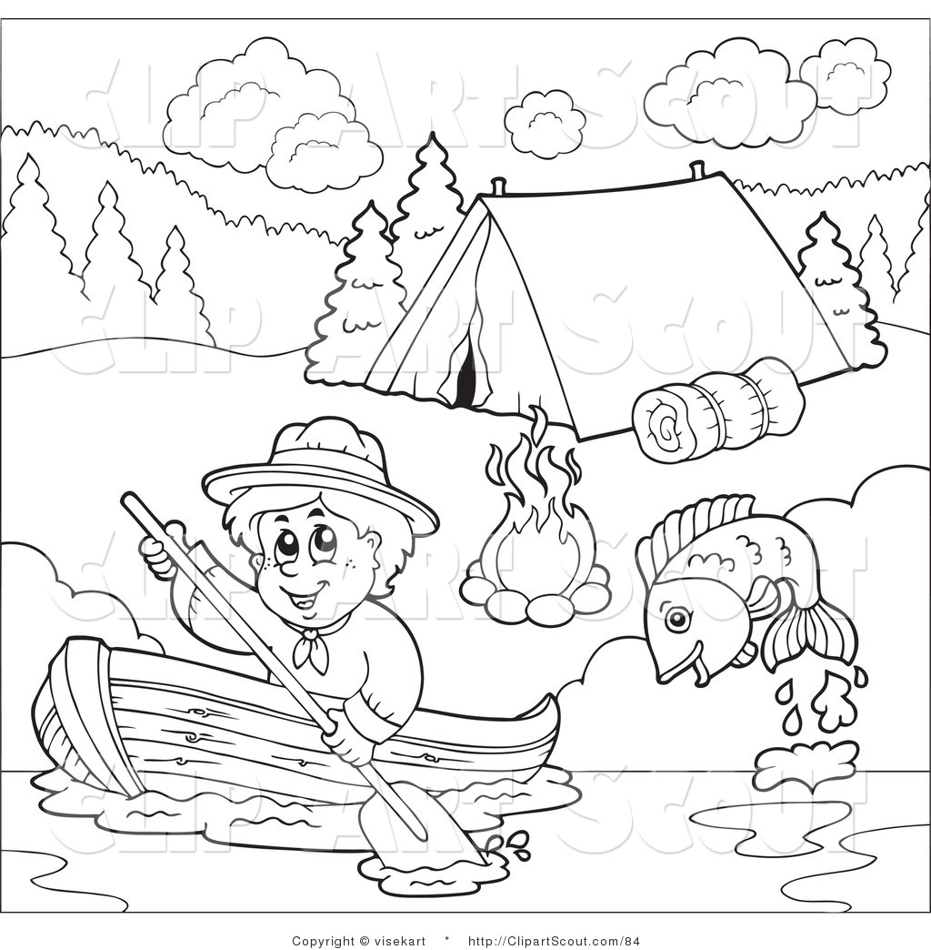 1024x1044 Cub Scouts Coloring Pages 20 Scout Camping Themed