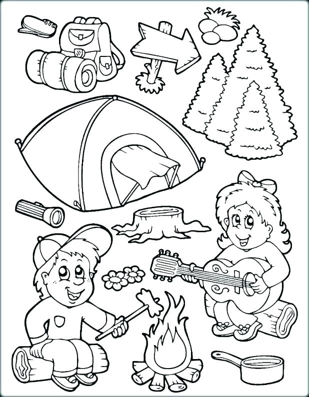 618x795 Coloring Pages For Girl Scouts Boy Scout Coloring Pages Cub Scout