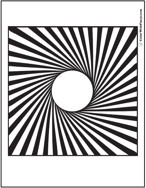 590x762 Geometric Coloring Pages To Print And Customize
