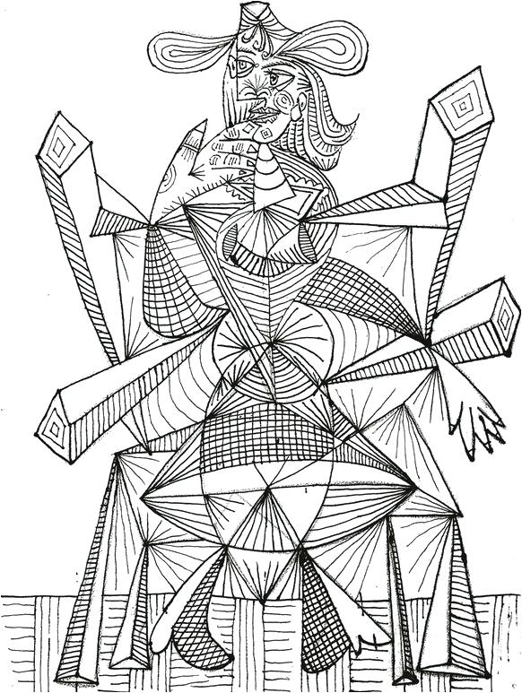582x773 Pablo Picasso Coloring Pages Coloring Pages Printable As Well As