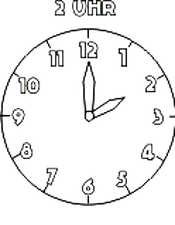 600x768 Clock Coloring Pages Happy Coloring Page Coo Coo Clock Coloring