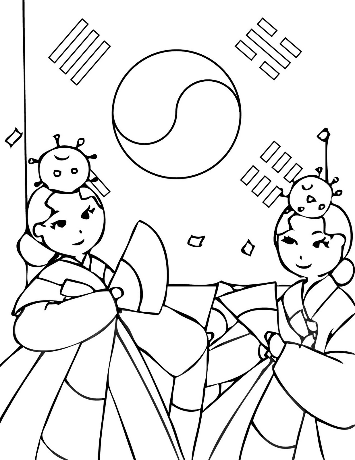 1236x1600 Awesome Coloring Pages Multi Cultural Friends Design Great