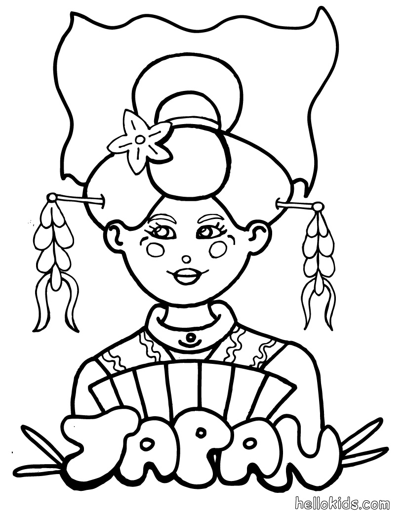 820x1060 Japanese Coloring Pages Japan Page Culture For Kids