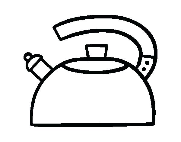 600x470 The Teapot Coloring Page The Teapot Coloring Page Teapot And Cup