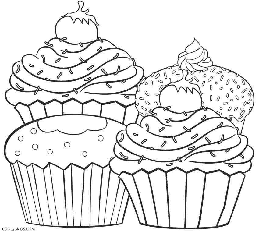 850x765 Cupcakes Coloring Sheets Free Printable Cupcake Coloring Pages