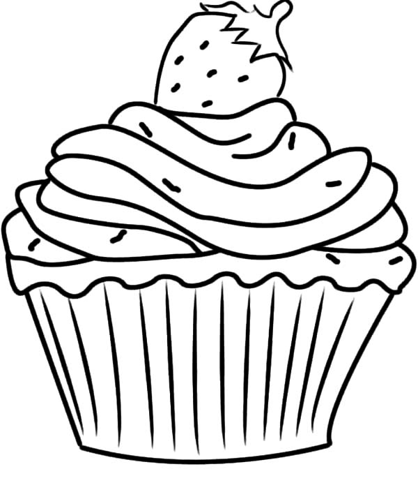 600x692 Cupcakes Coloring Pages Coloring Pages Of Cupcakes Cupcake