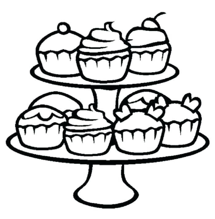 700x713 Cupcake Coloring Page Free Printable Cupcake Coloring Pages