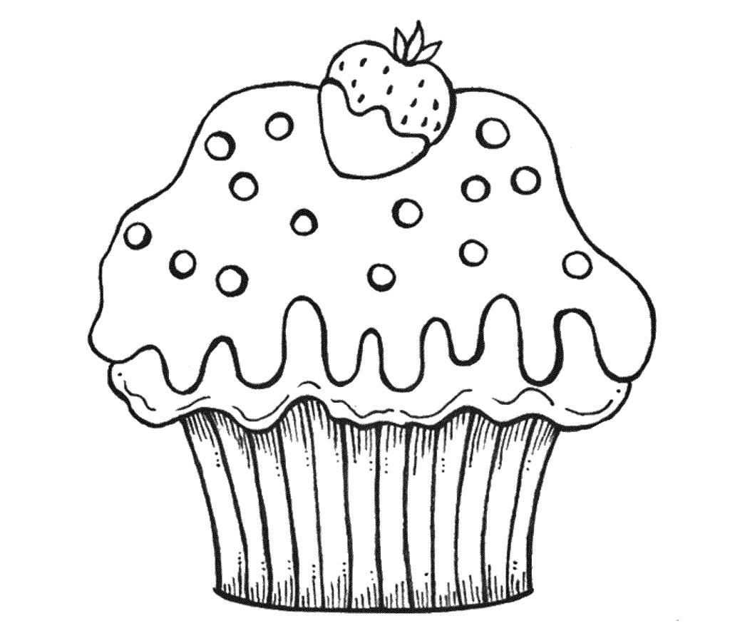 1024x881 Mainstream If You Give A Cat Cupcake Coloring
