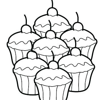 350x350 Coloring Pages Cupcakes Coloring Pages Of Cupcakes Cupcake