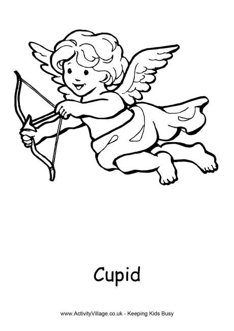 460x650 Cupid Colouring Page 3 Templatesprintables Cupid