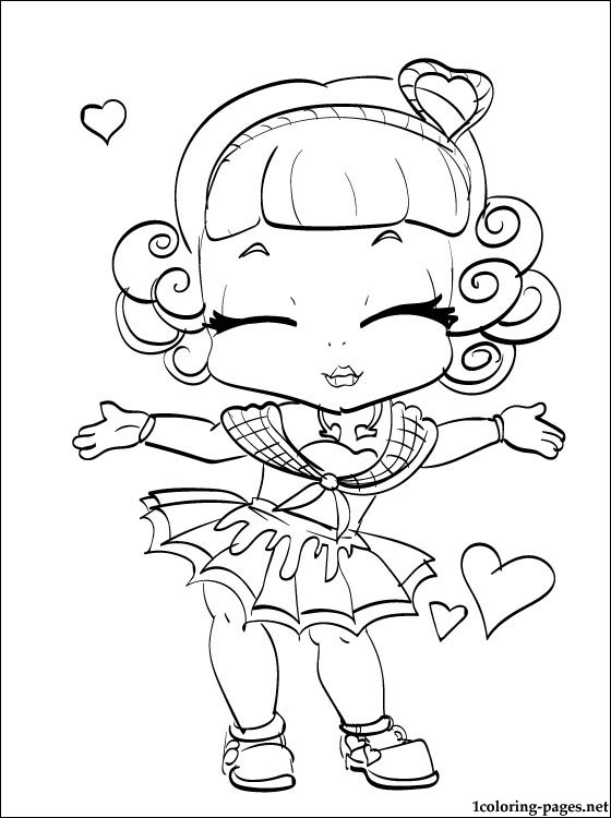 560x750 C.a. Cupid Monster High Coloring Page Coloring Pages