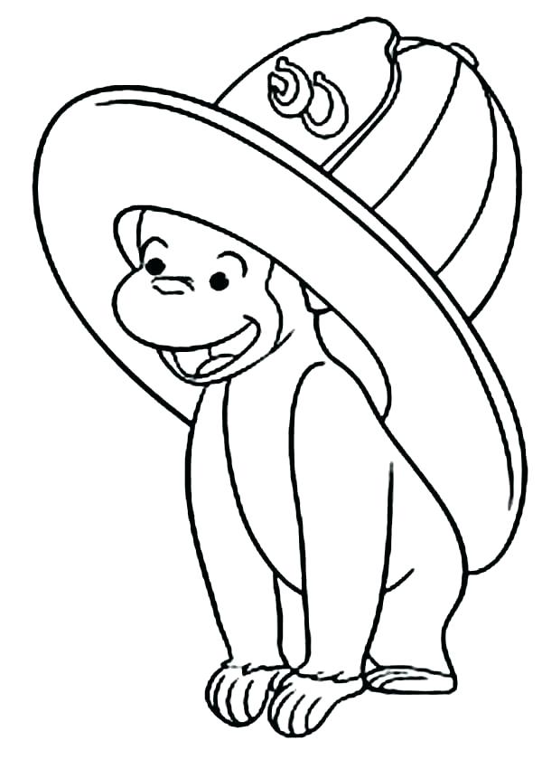 600x840 Curious Printable Coloring Pages The Cute Adorable Curious Curious