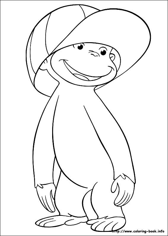 567x794 Curious George Coloring Picture Christmas Coloring Pages Amp More