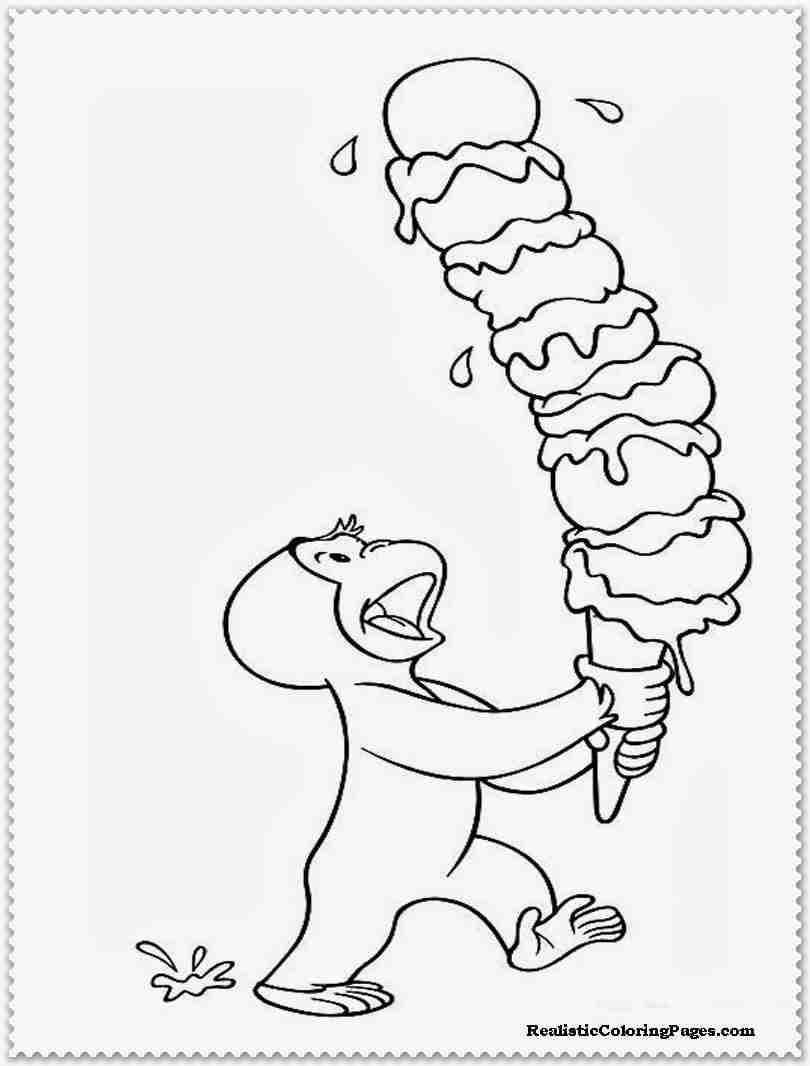 810x1066 Curious George Coloring Pages The Sun Flower Incredible Gorge