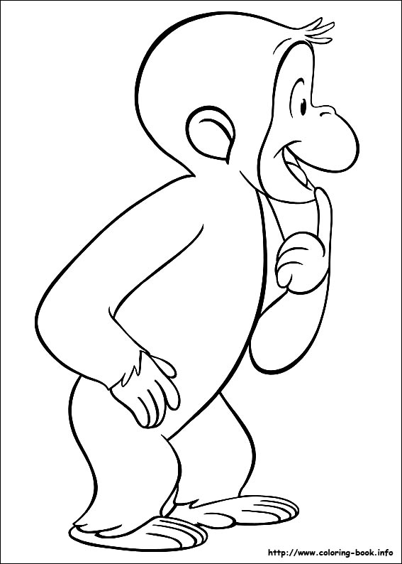 567x794 Curious George Coloring Pages On Coloring