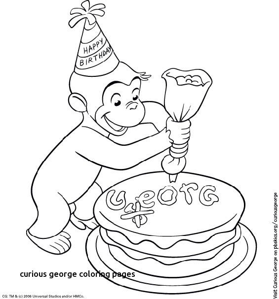 Curious George Coloring Pages To Print