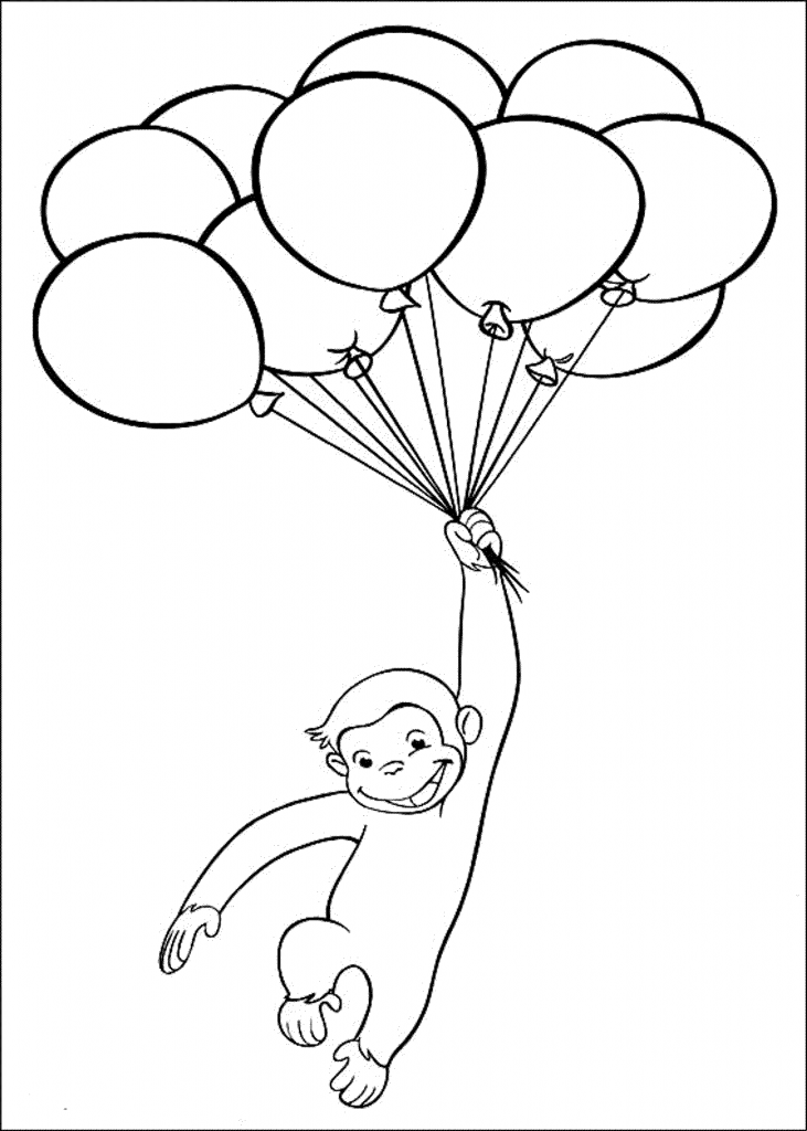 731x1024 15 Free Printable Curious George Coloring Pages