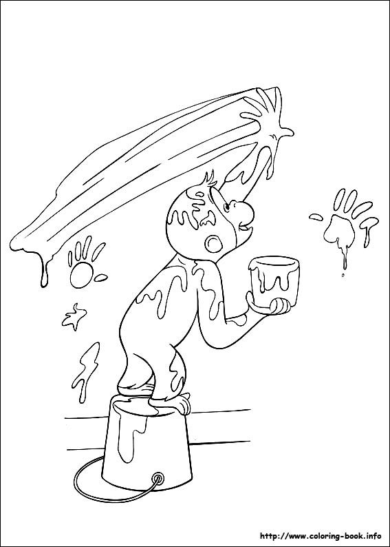 567x794 Free Printable Curious George Coloring Page Curious George
