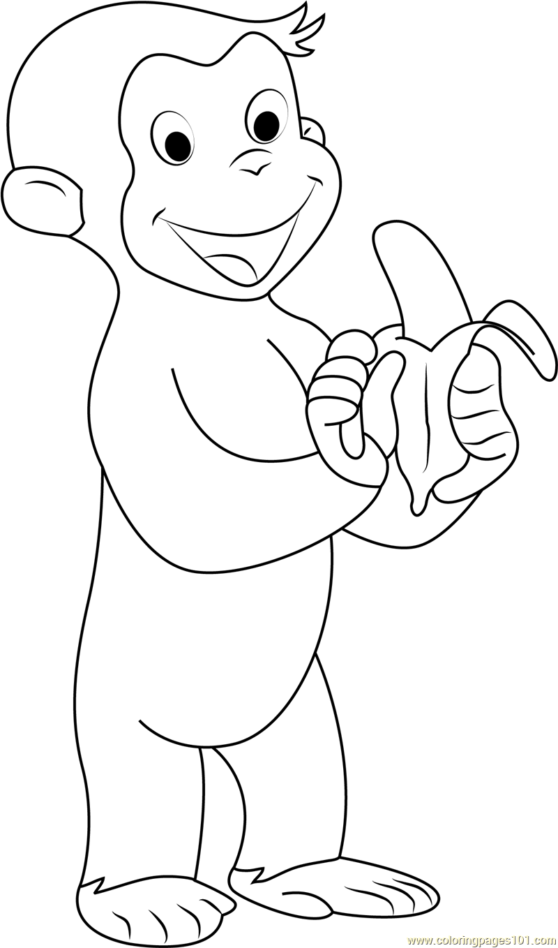 800x1358 Quick Curious George Printables Coloring Pages