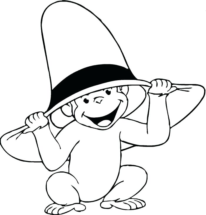 700x729 Curious George Coloring Pages Colorg Curious George Coloring Pages