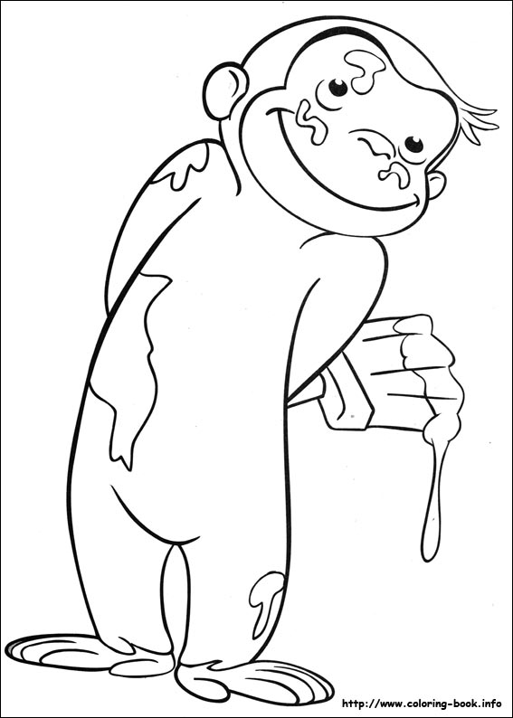 567x794 Curious George Coloring Pages On Coloring