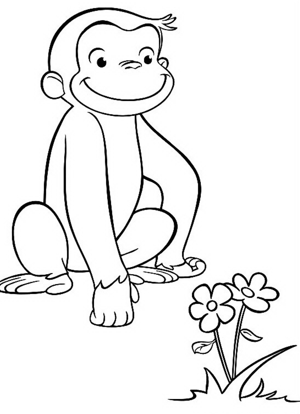 1150x1589 Endorsed Curious George Printables Coloring Pa
