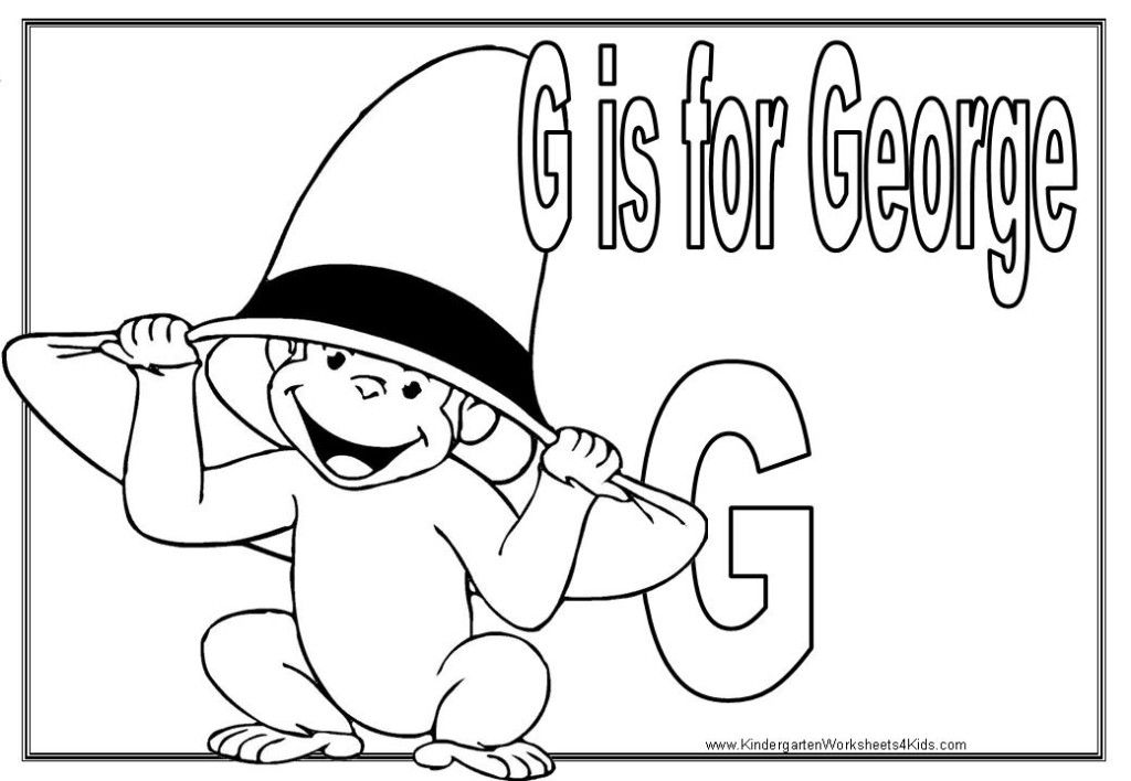 1024x708 Images Of Curious George Colouring Pages. Curious George Coloring